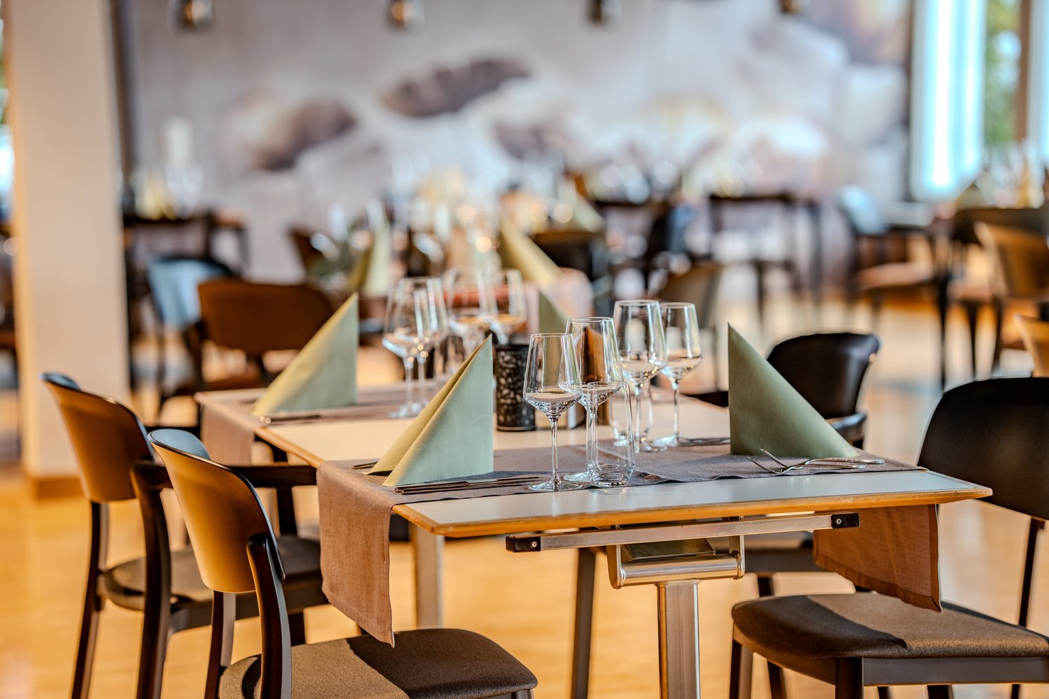 Tisch von Restaurant Ergolz